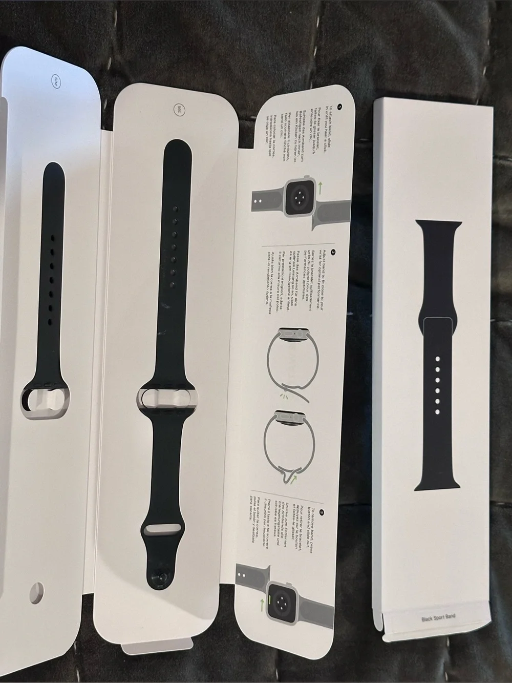 Apple Watch Series 6 40mm- Smartwatch with Black Sport Band